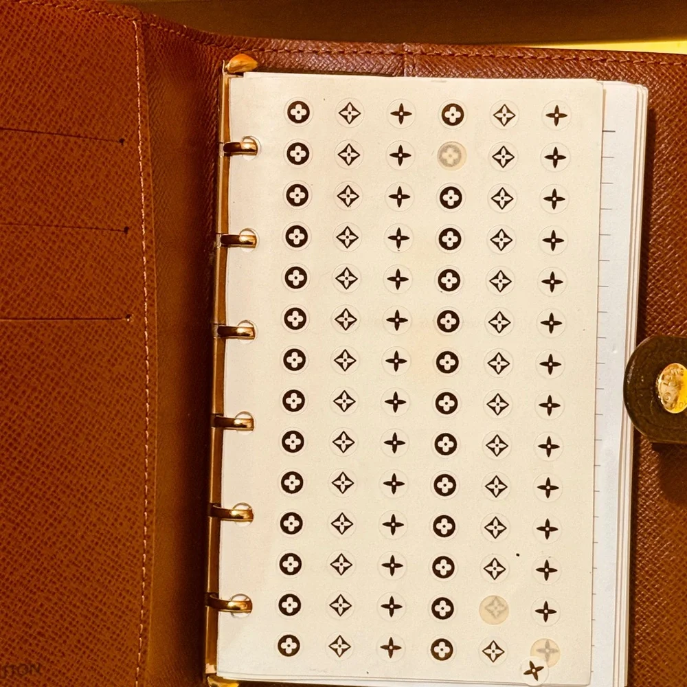 Louis Vuitton Brown Monogram Canvas Snap Wallet/Agenda